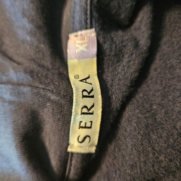 Cute Serra Blue Jersey Hoody Dress with Front Pocket. Soft & Comfy. Size XL - Picture 3 of 3